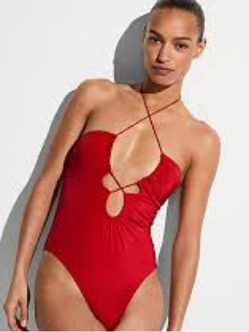 Victoria's Secret Red One-Piece Swimwear